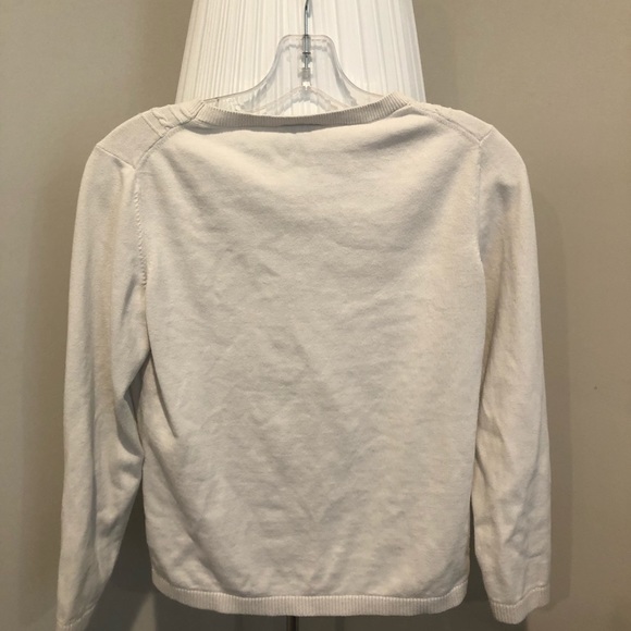 Talbots Off-White Sweater - Picture 3 of 3
